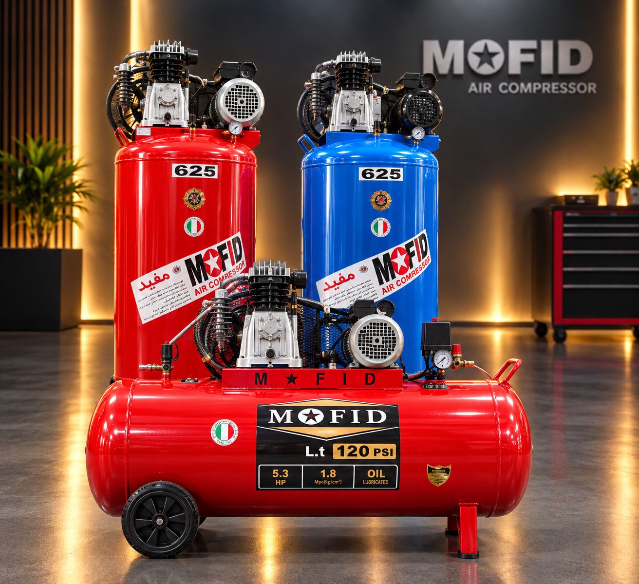 کمپرسور باد پمپ باد مفید 625 لیتری سه فاز