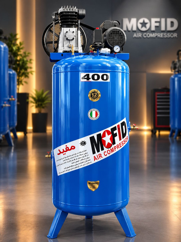 کمپرسور باد پمپ باد مفید 400 لیتری