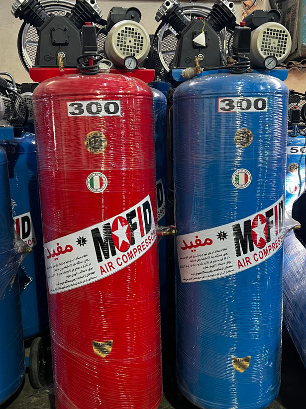 کمپرسور باد پمپ باد مفید 300 لیتری کتابی